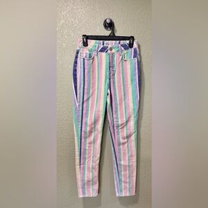 BDG Pastel Vertical Stripe Jeans Size 25